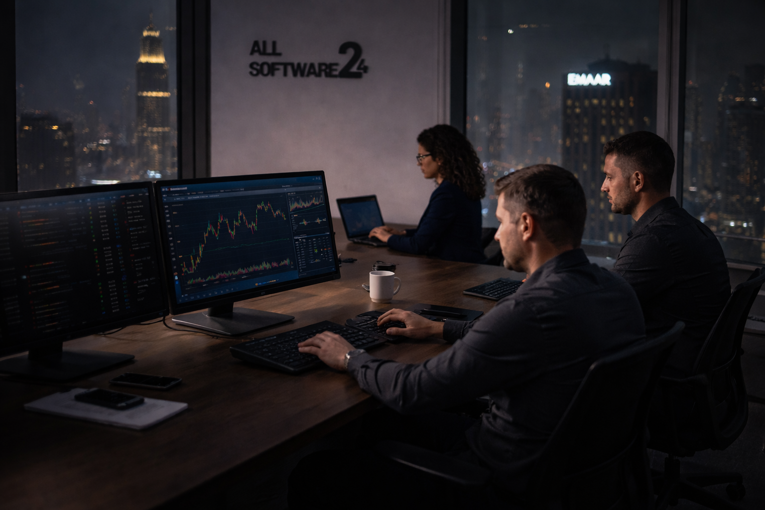 Trade on tv about workspace — professional market monitoring